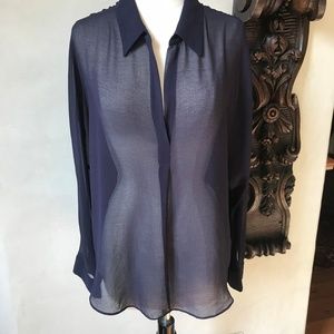 Rory Beca Sheer Collar Shirt